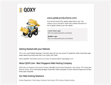 Tablet Screenshot of petal-productions.com
